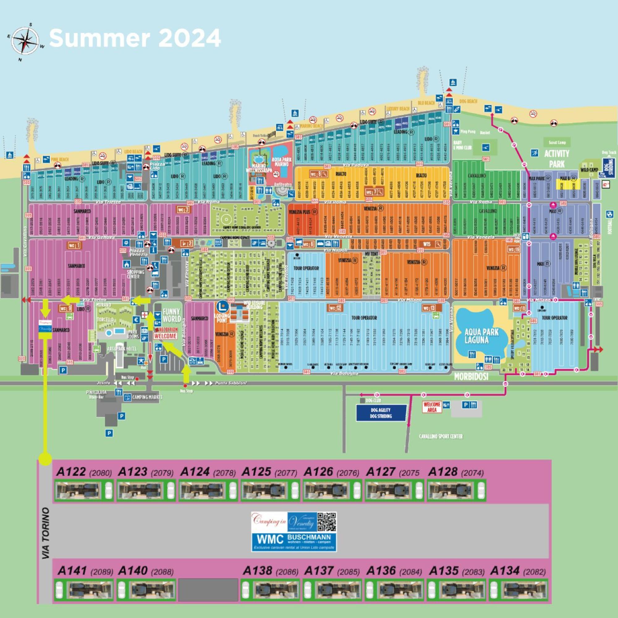 Wmc Buschmann Camping-In-Venedig Wohnwagenvermietung At Union Lido Cavallino Εξωτερικό φωτογραφία